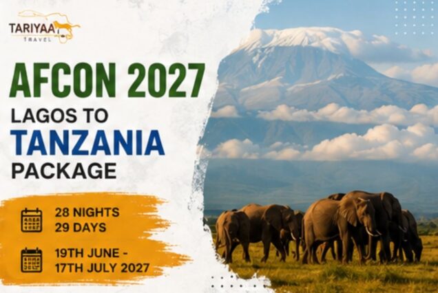 AFCON 2027: Lagos to Zanzibar, Tanzania for 28 Nights
