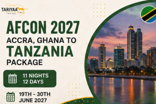 AFCON 2027: Accra to Zanzibar (11 Nights/12 Days)