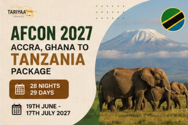 AFCON 2027: Accra to Zanzibar (28 Nights/29 Days)